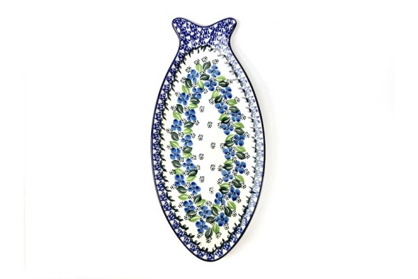 E19 Bunzlau middel groot Visbord 30x14cm 1419X Serveerschalen